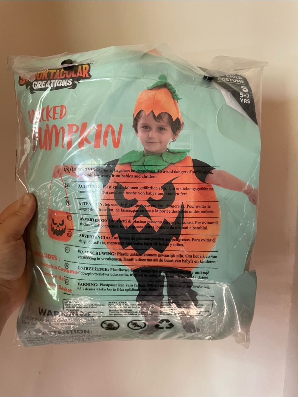 Pumpkin Halloween Costume | Sz Small (5-7yrs)